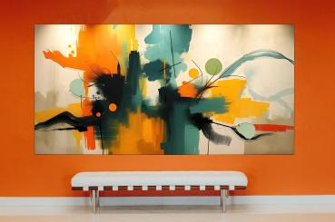 Riesiges XXL abstraktes Kunstgemälde kaufen - originalwerk1